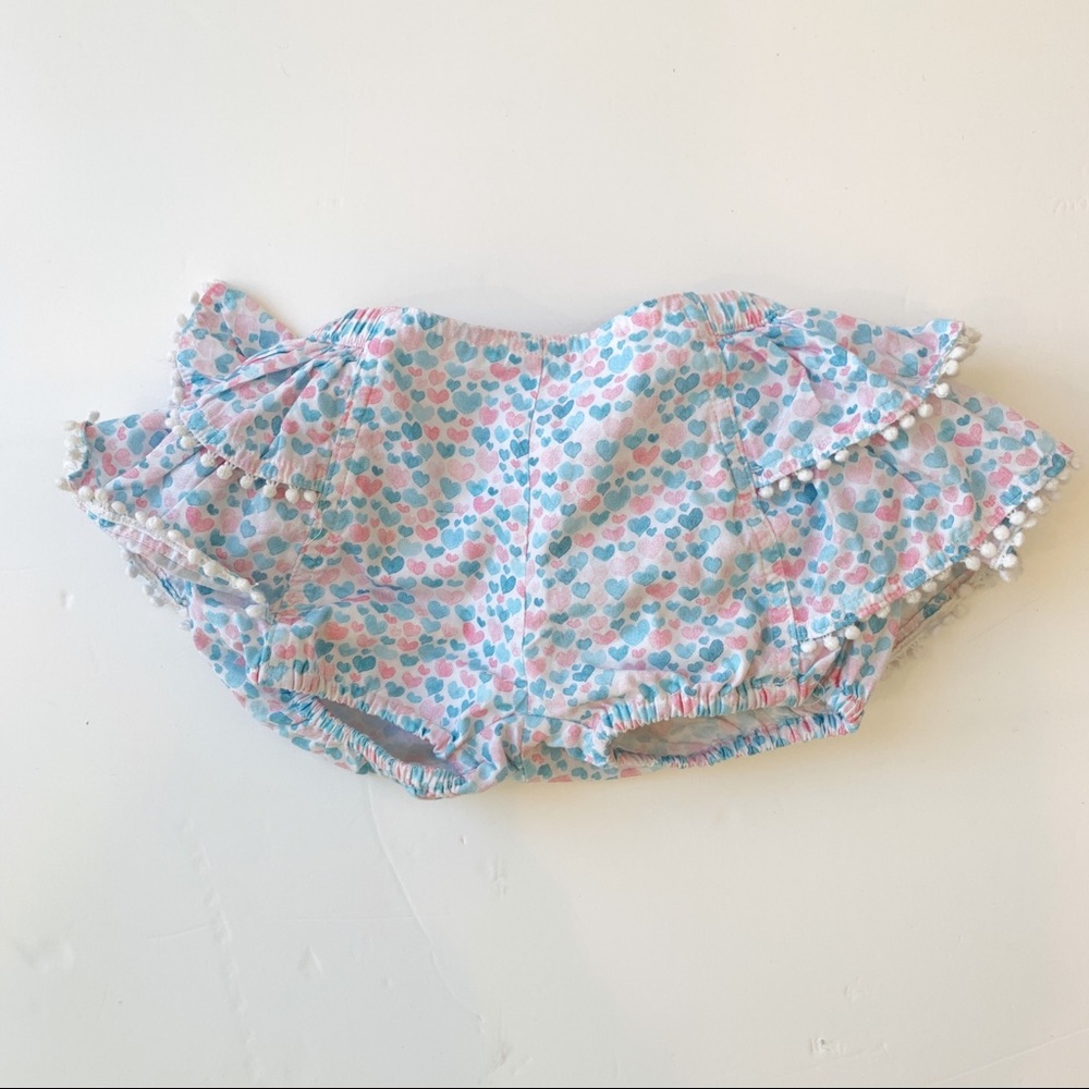 Paper Wings 18mo Heart Ruffle Bloomer Shorts.